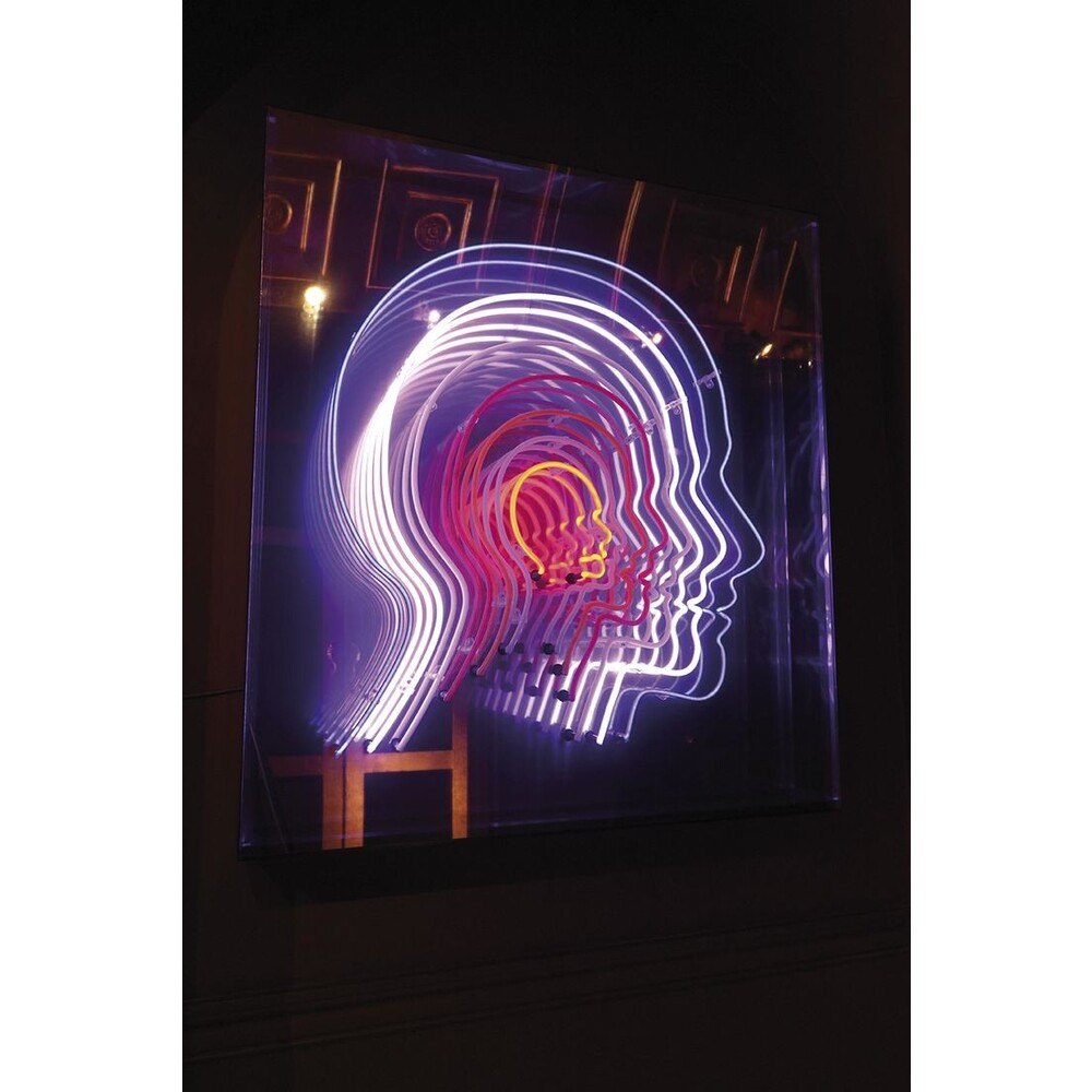 Inception Neon Işıklı Şeffaf Pleksi