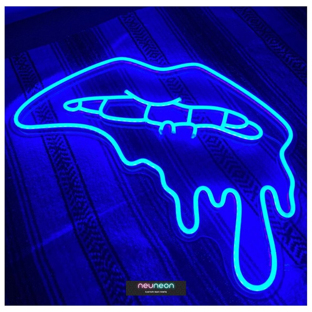 Lips Neon Işıklı Pleksi