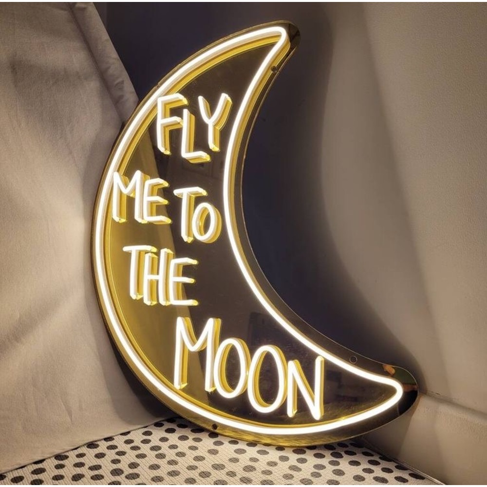 Fly me to the moon neon tabela