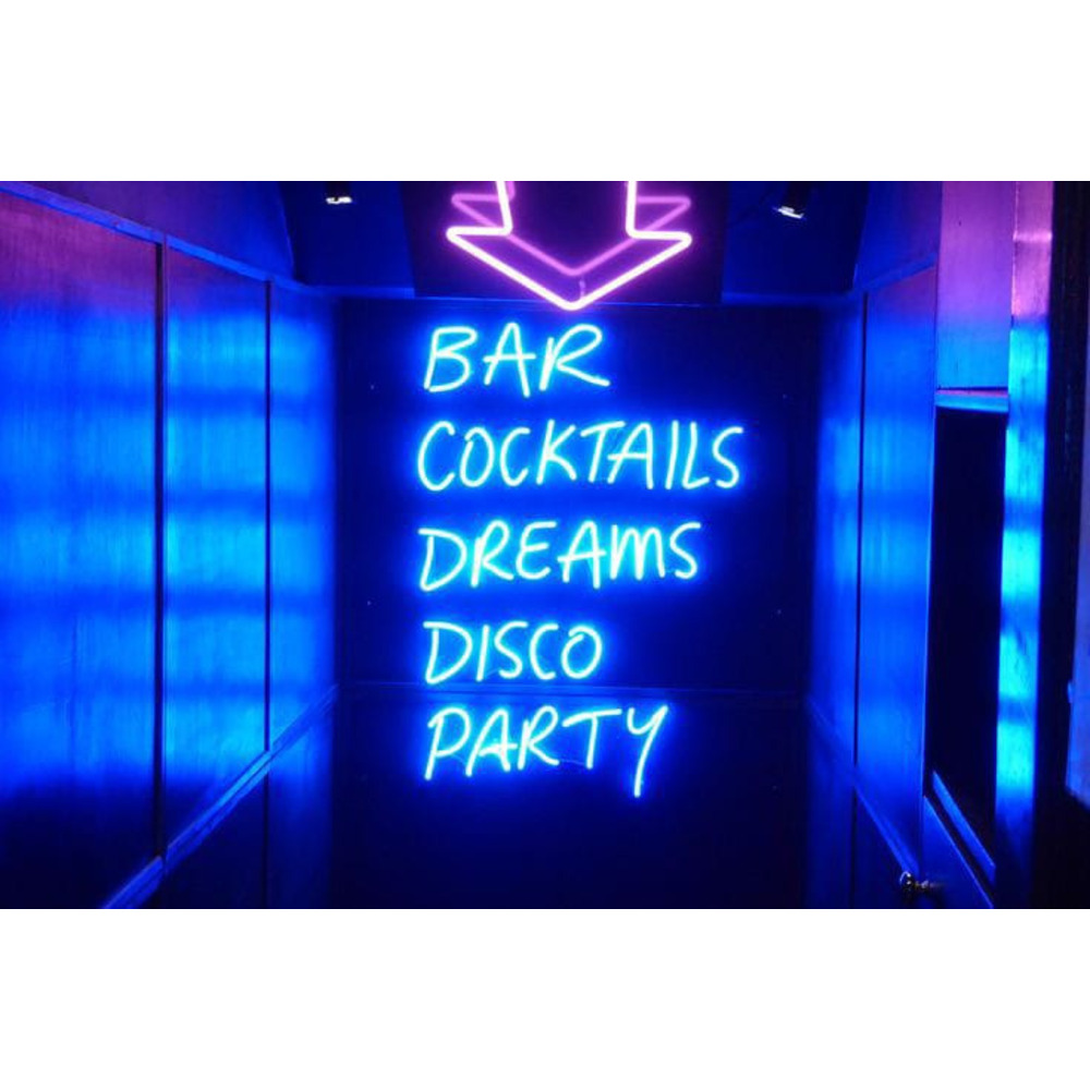 Bar&Cocktails&Dreams&Disco&Party Neon Sign