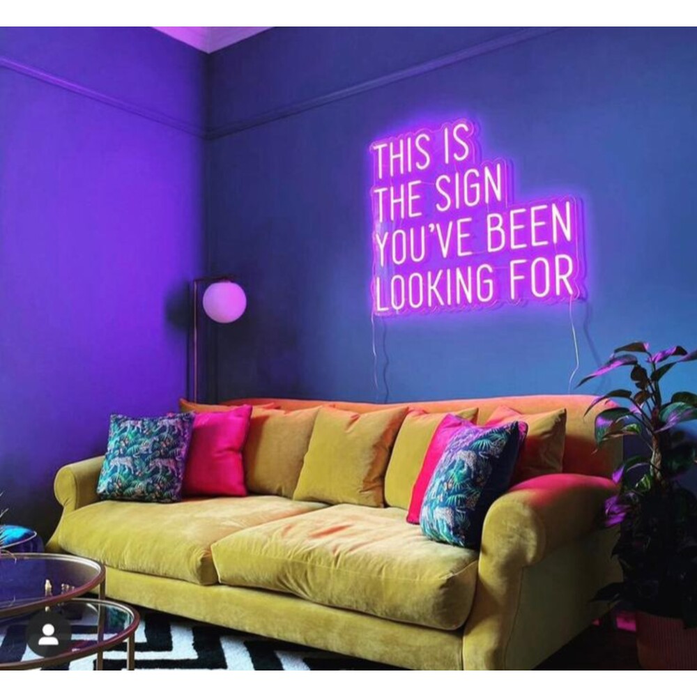 This is the sign you've been looking for neon tabela