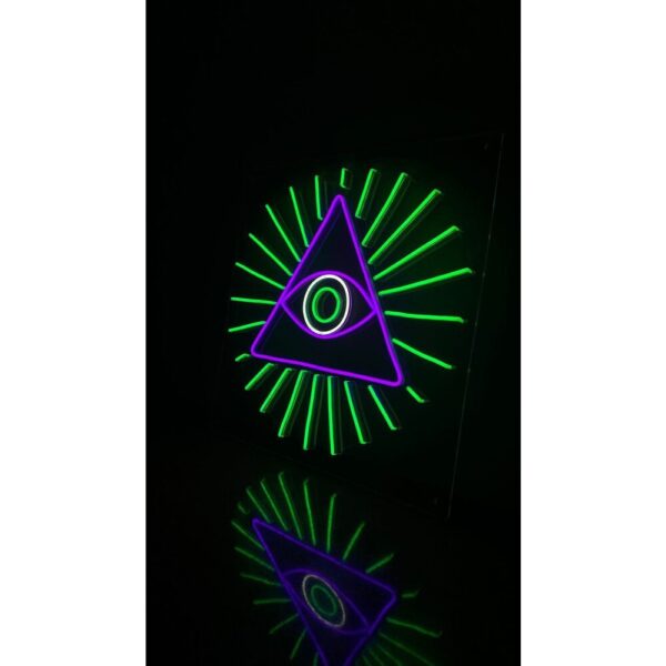 Triangle Göz Neon Tabela
