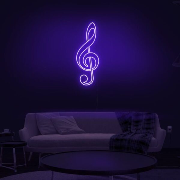 Sol Anahtarı Neon Tabela