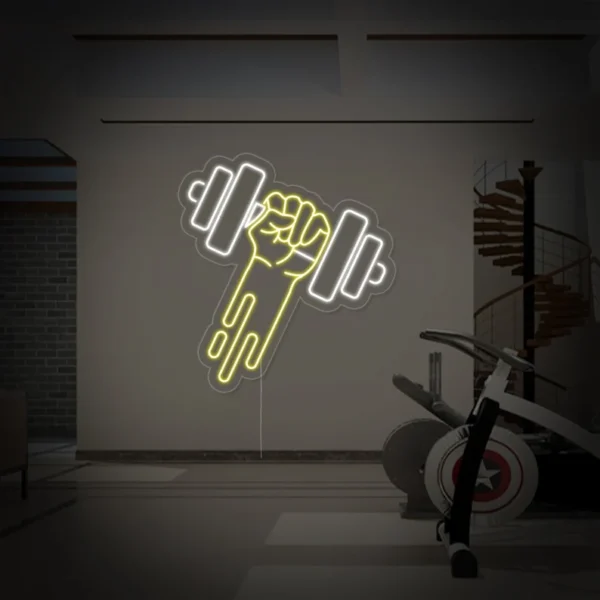 GYM Dumbell Neon Led Tabela