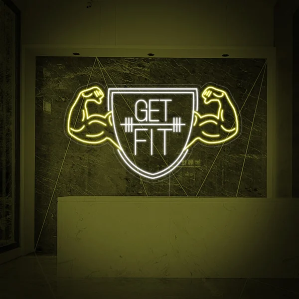 Get Fit GYM Fitness Neon Led Tabela
