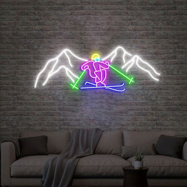 Kayak yapan Adam Neon Tabela