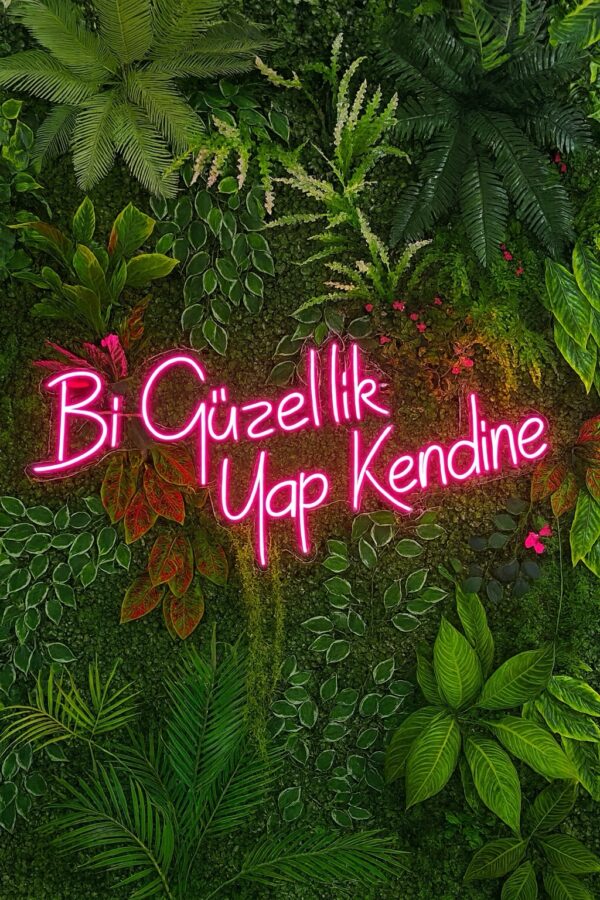 Bi Güzellik Yap Kendine Neon Led Tabela